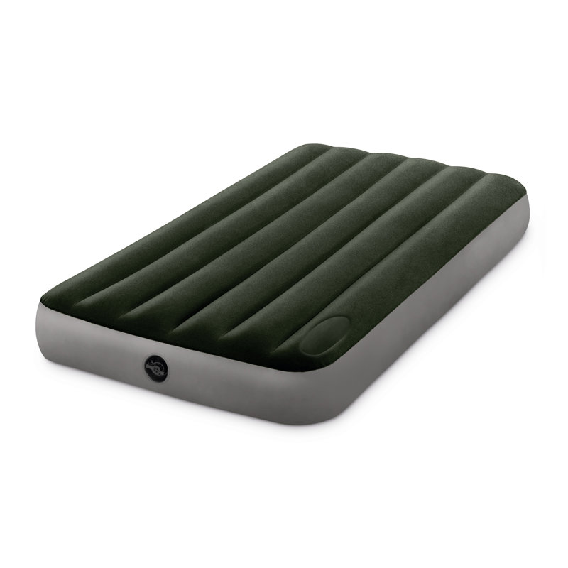 Intex DuraBeam Standard Downy Airbed w/ BuiltIn Foot Pump, Twin Size